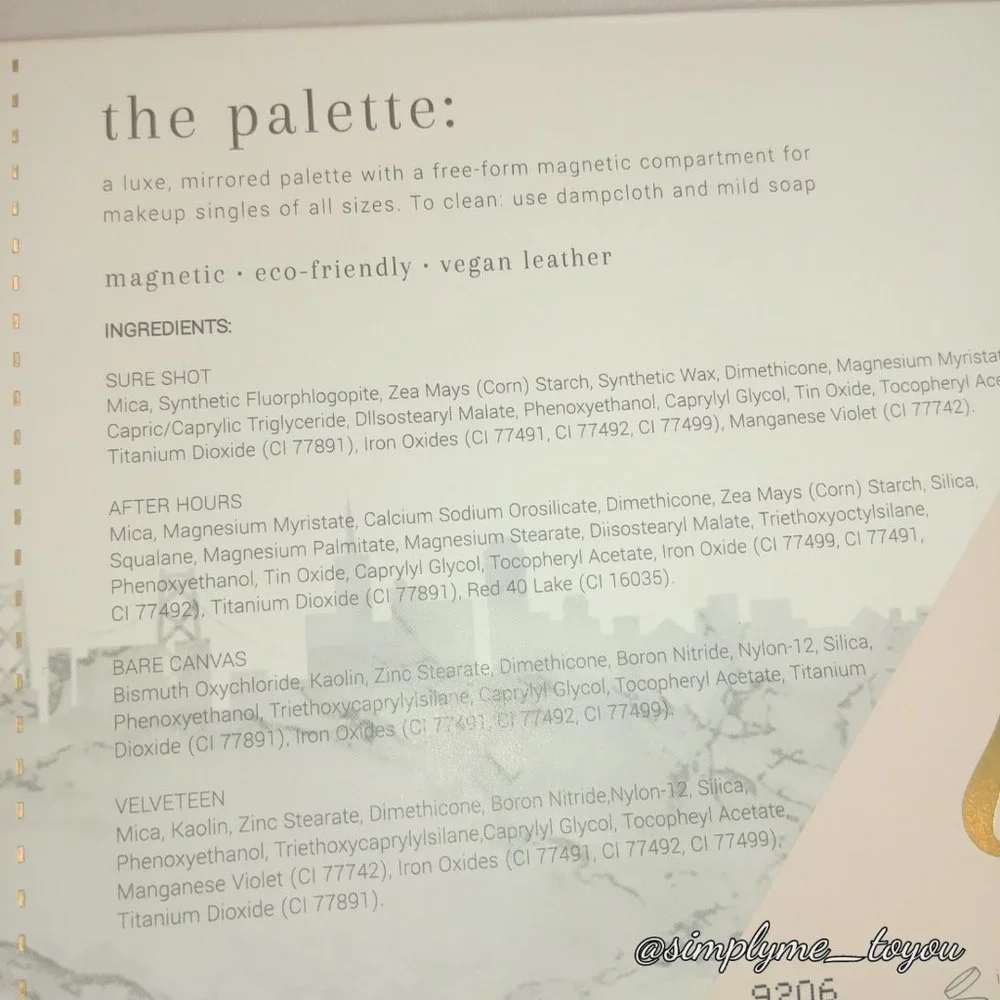 NIB! Ittse Eye Shadow Palette